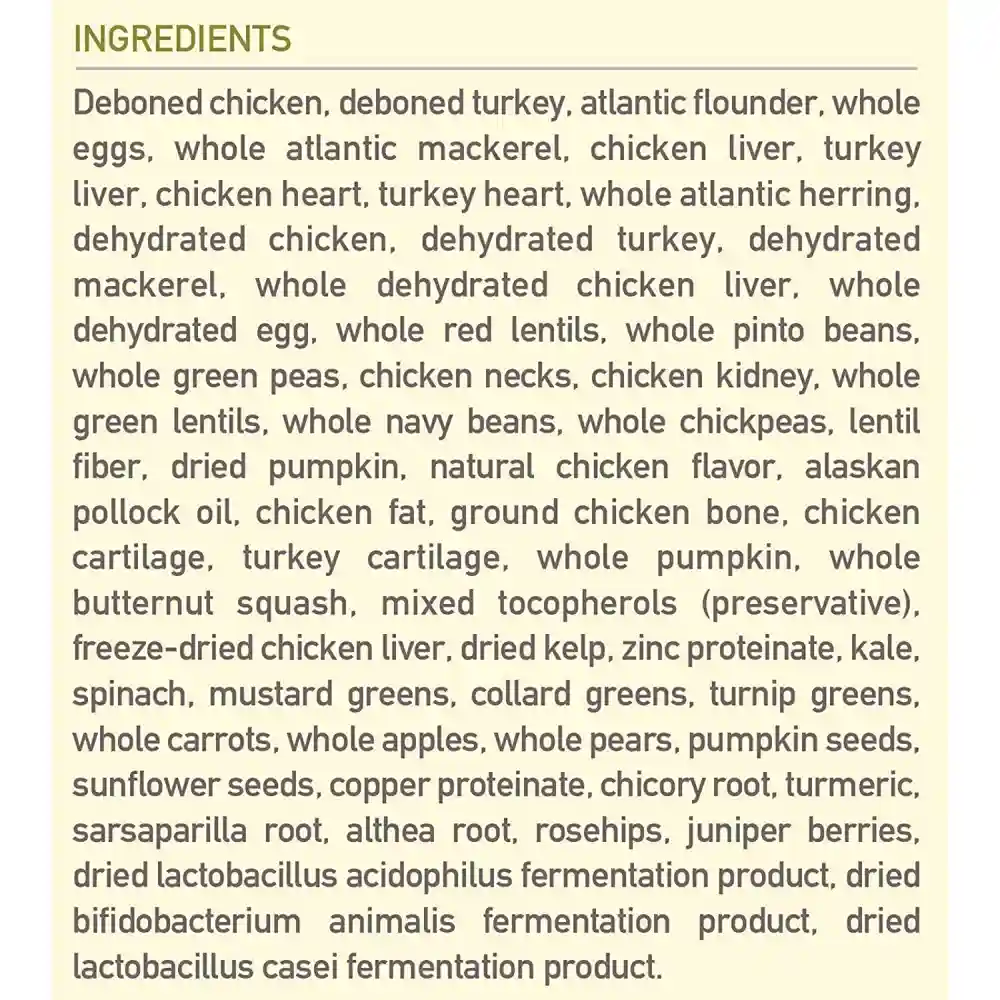 Dry Dog Food, Senior, Biologically Appropriate & Grain Free 4.5-lb