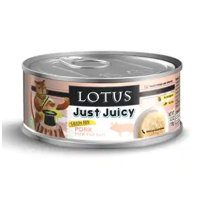 Just Juicy Pork Stew Grain-free Canned Cat Food 5.3-oz