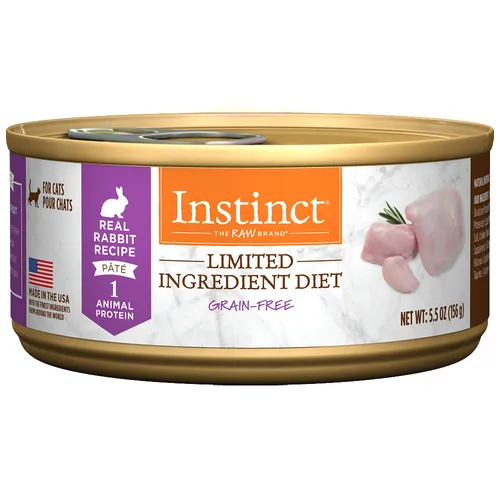 Instinct Ltd Ingr Diet Gf Real Rbt Can Cat 5.5-oz