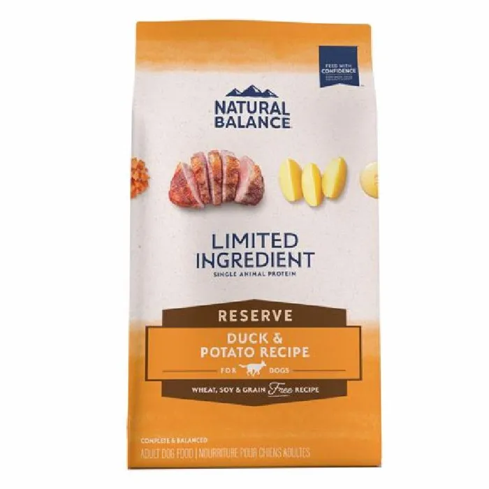 L.I.D. Limited Ingredient Diets Potato & Duck Dry Dog Food 4.5-Lb