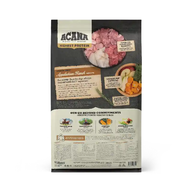 Acana Regionals Appalachian Ranch Grain-free Dry Dog Food 25-lb