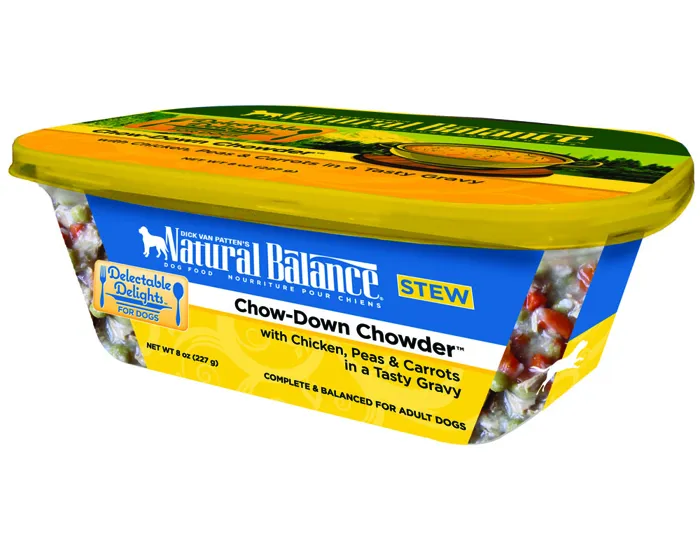 Delectable Delights Chow Down Chowder Wet Dog 8-oz