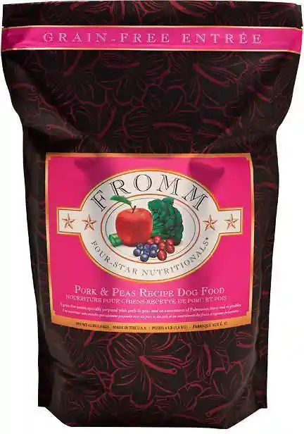 Four Star Grain Free Pork & Peas Dry Dog Food 12-Lb