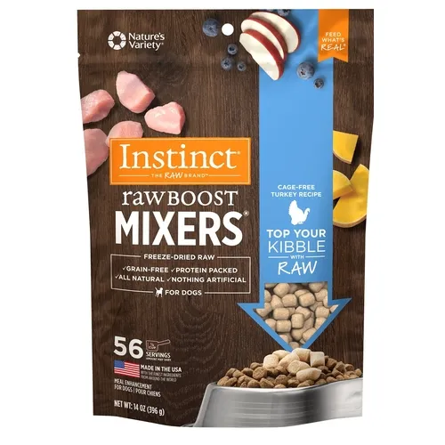 Instinct Mixers Cage Free Trky Fd Topper 14-oz