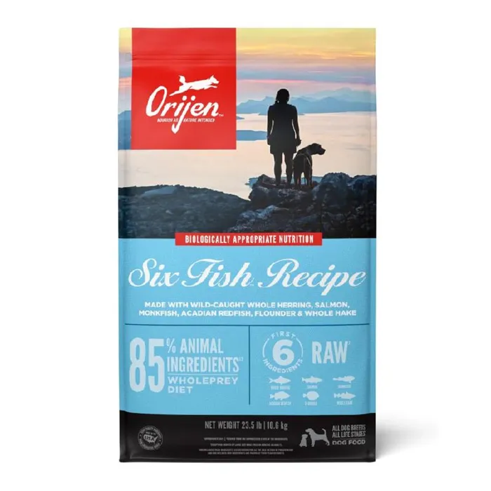 Dry Dog Food, Six Fish, Biologically Appropriate & Grain Free 25-lb