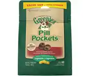 Pill Pockets Capsule Size Hickory Smoke Dog Treats