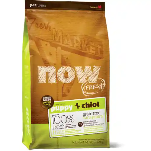 Now! Fresh Grain Free Small Breed Puppy Recipe Dry Dog Food 6-lb