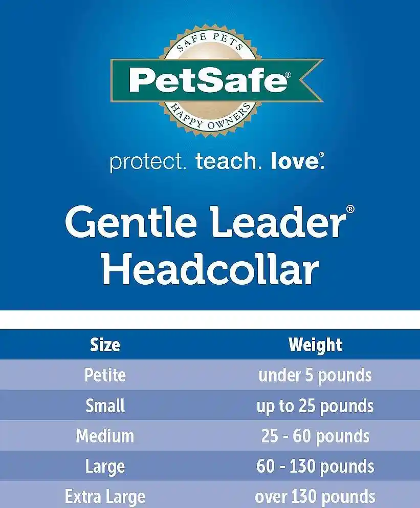 Gentle Leader Headcollar, No-pull Dog Collar X-large Purple