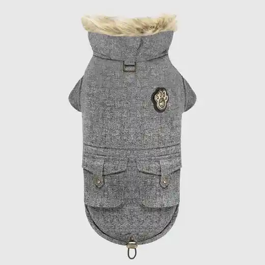 Alaskan Parka In Salt & Pepper 10"