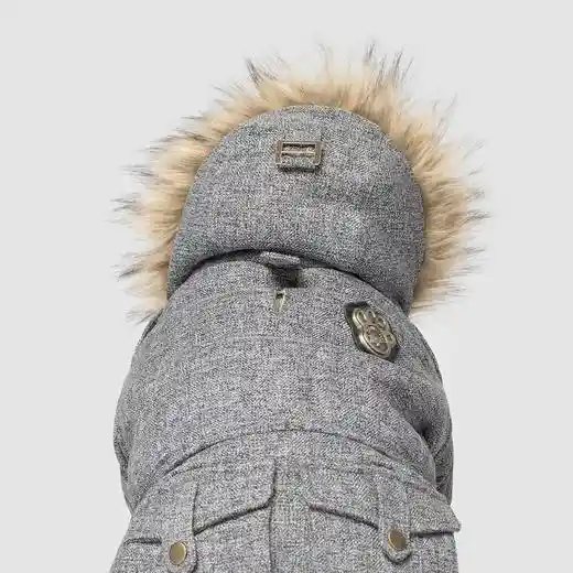 Alaskan Parka In Salt & Pepper 10"