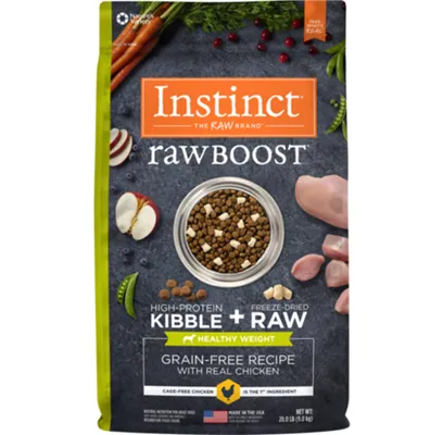 Instinct Raw Boost Wt Adlt Gf W/real Chkn Nat 4-lb