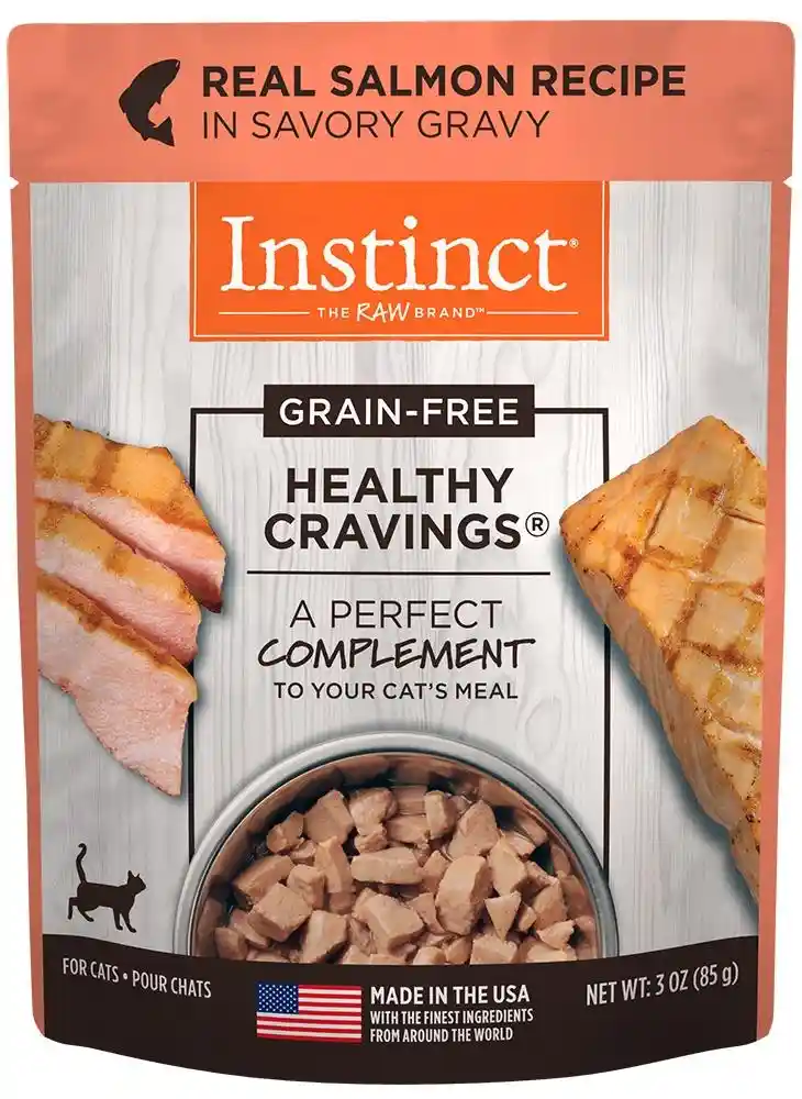 Instinct Crave Gf Slmn Topper Pouch For Cats 3-oz