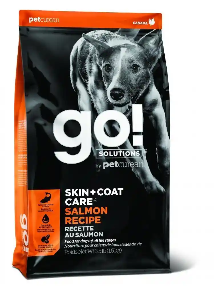Go! Solutions Skin + Coat Care Salmon Recipe Dry Dog Food 3.5-Lb
