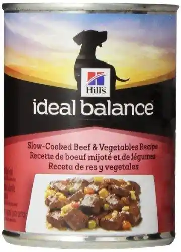 Hill's Ideal Balance Slow-cooked Beef & Vegetables Recipe Canned Dog Food 12.8-oz