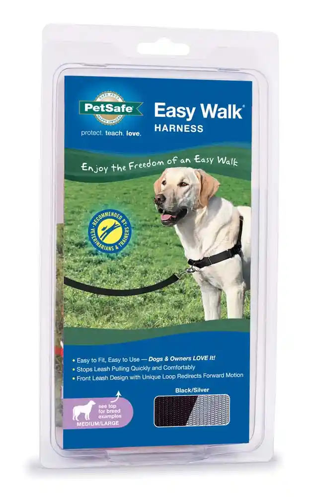 Easy Walk Harness, No Pull Dog Harness Med/large Black