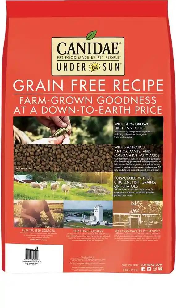 Under The Sun Grain-free Lamb Recipe Adult Dry Dog Food 24-lb