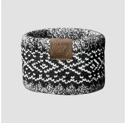 Cowl Scarf In Black Pepper Medium