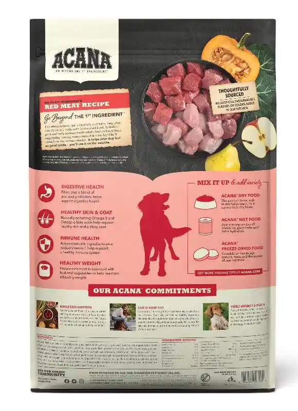 Heritage Dry Dog Food, Red Meat, Grain Free 13-lb