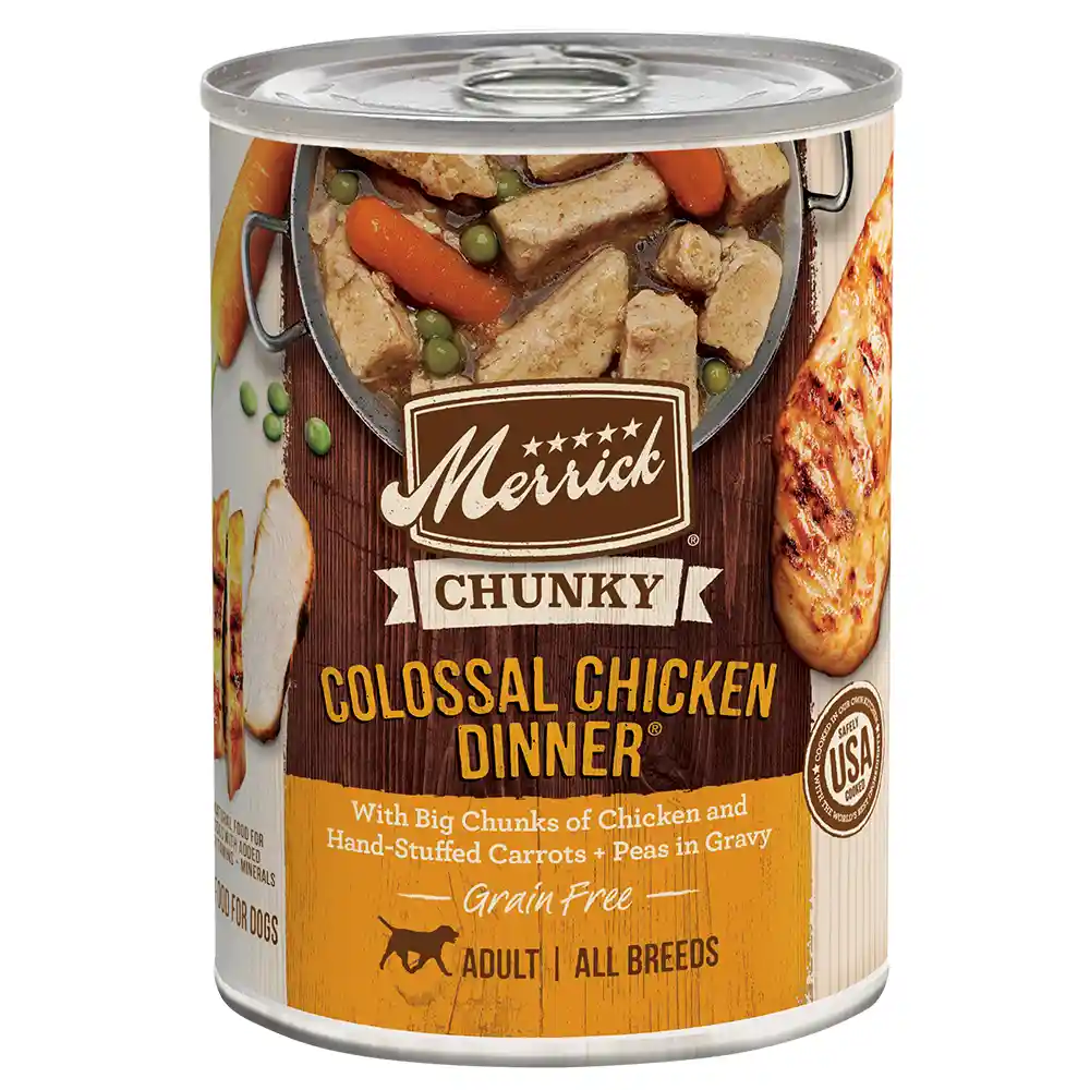 Chunky Grain-free Colossal Chicken Dinner Canned Dog Food 12.7-oz