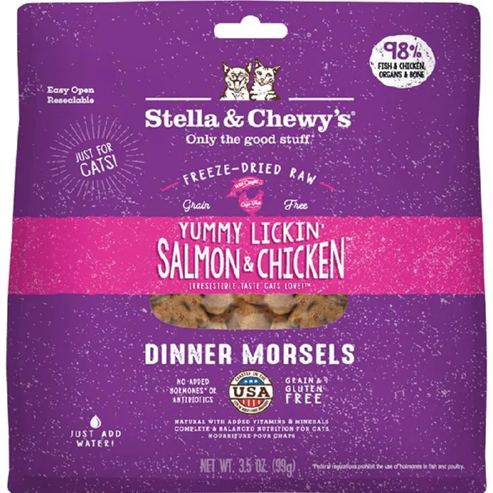 Freeze Dried Salmon Chicken - 3.5oz