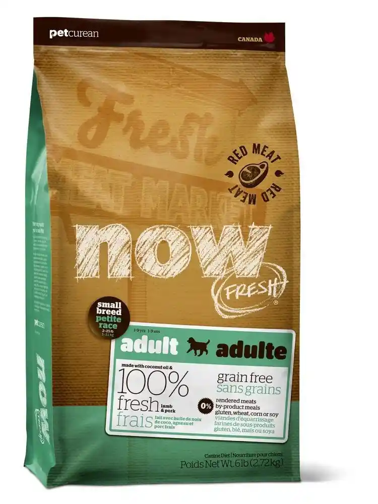 Now! Fresh Grain Free Adult Small Breed Red Meat Recipe Dry Dog Food 12-Lb