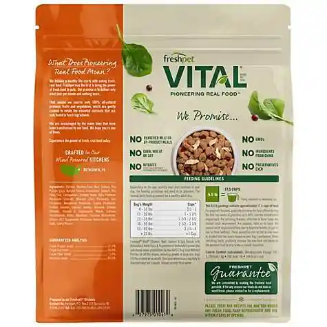 Vital Complete Meals Grain-Free Chicken, Beef, Salmon & Egg Fresh Dog Food 5.5-Lb