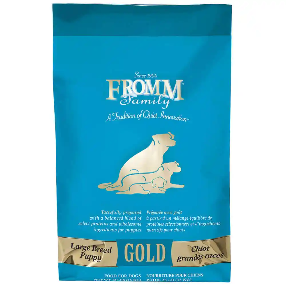 Gold Large Breed Puppy Dry Dog Food 33-lb