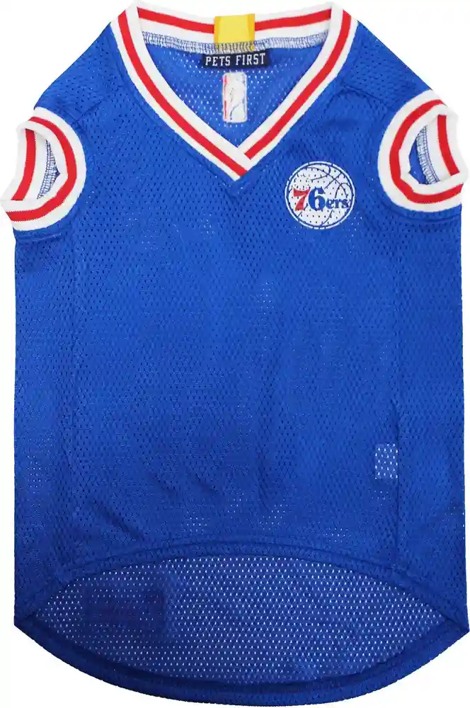 Nba Philadelphia 76ers Dog & Cat Mesh Jersey X-small