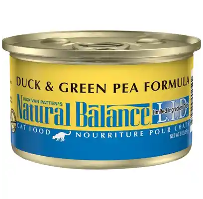 L.i.d. Limited Ingredient Diets Duck & Green Pea Formula Grain-free Canned Cat Food 3-oz