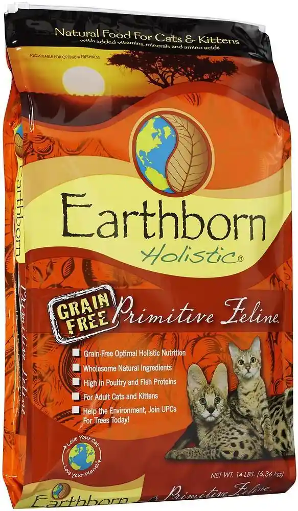 Earthborn Holistic Primitive Feline Gf 5-lb