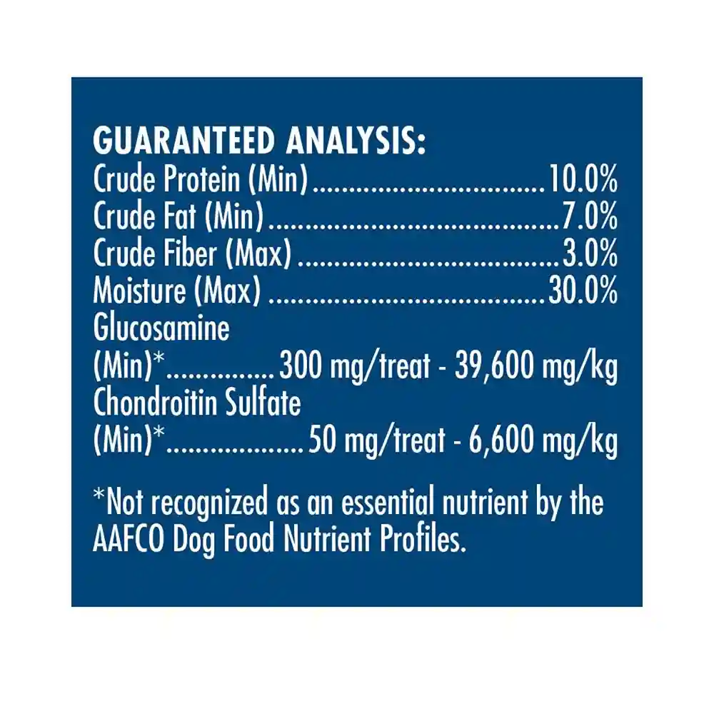 Zuke's Hip & Joint Peanut Butter & Oats With Glucosamine & Chondroitin Recipe Dog Treats 6 Oz