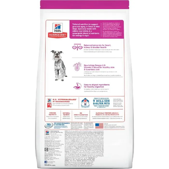 Adlt 7+ Sm Paws Chkn Meal Barley Brn Rice 4.5-lb