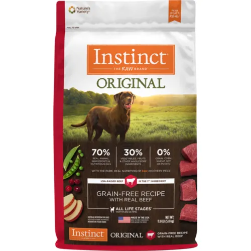 Instinct Original Gf W/ Real Bf Nat Dog Food 11-lb