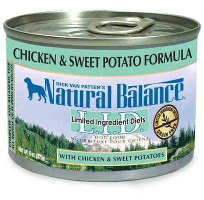 Lid Ltd Ingr Diets Chkn & Swt Pot Can Dog 6-oz
