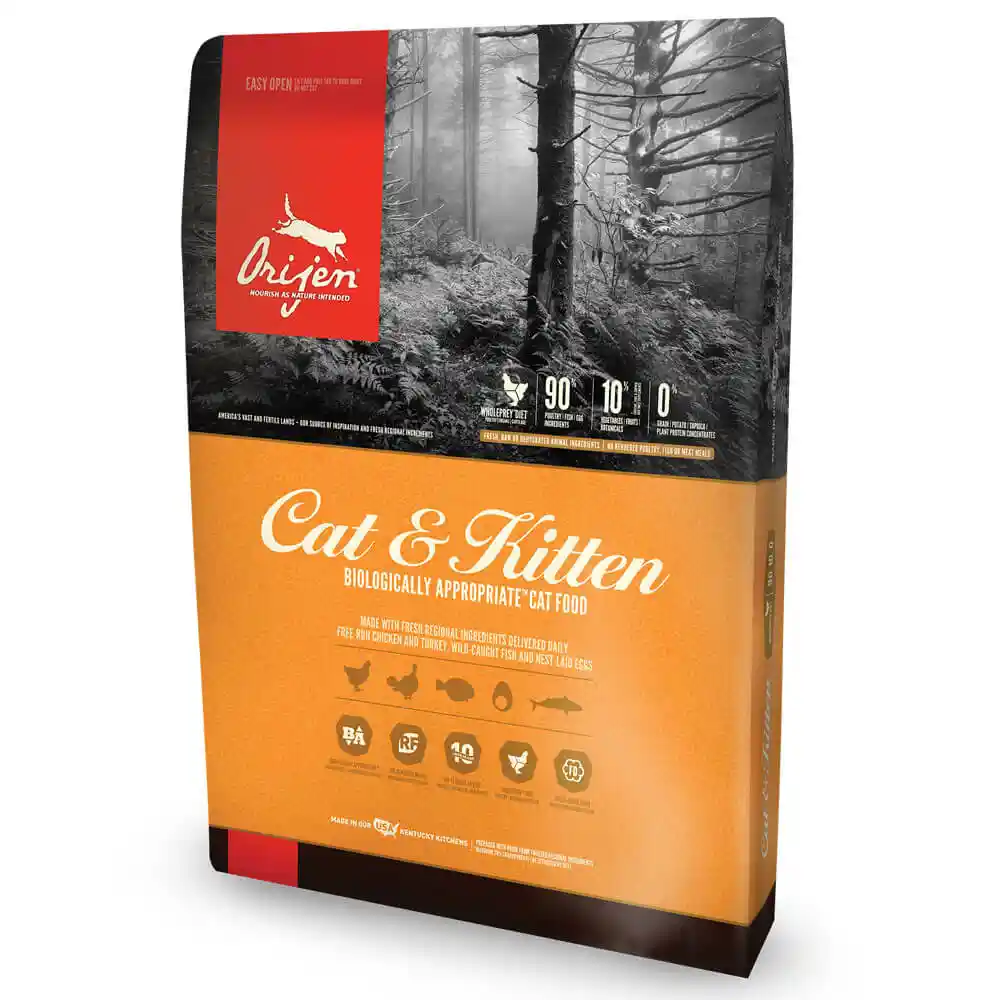 Dry Cat Food, Cat & Kitten, Biologically Appropriate & Grain Free 4-lb