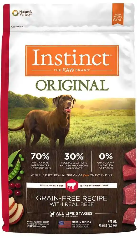 Instinct Original Gf W/ Real Bf Nat Dog Food 11-lb