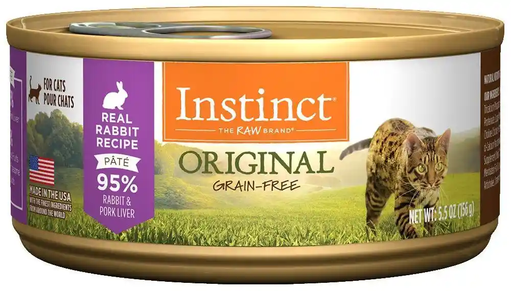 Instinct Grain-Free Rabbit Formula Canned Cat Food 3-Oz