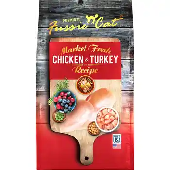 Market Fresh Chicken & Turkey Recipe Grain-free Dry Cat Food 4-lb