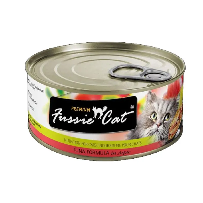 Fussie Cat Premium Tuna Formula In Aspic Grain-free Canned Cat Food 2.82-oz