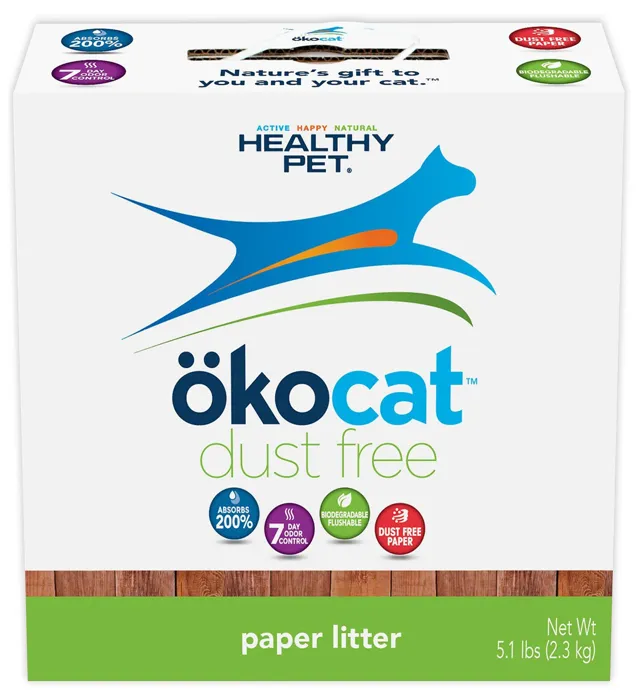 Natural Paper Dust Free Cat Litter 12.3-Lb