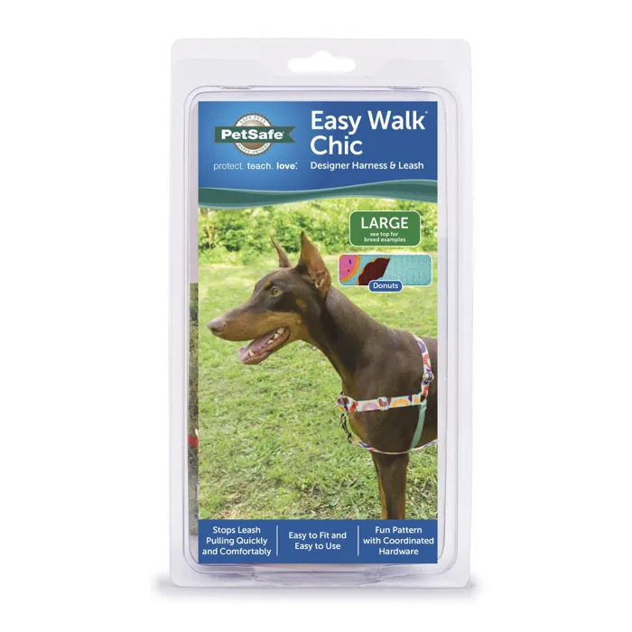 Chic Gentle Ldr Qck Rel Donuts Headcollar & Leash