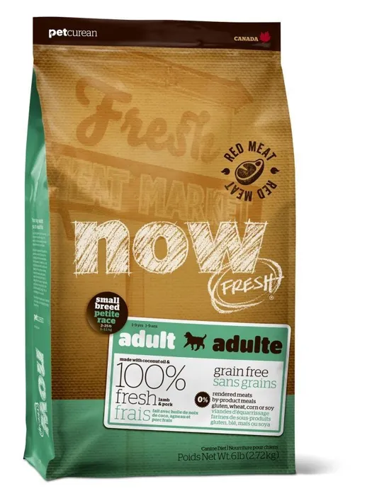 Now! Fresh Grain Free Adult Small Breed Red Meat Recipe Dry Dog Food 25-lb