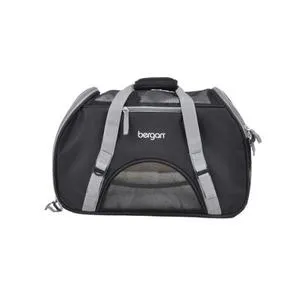 Bergan Pet Comfort Carrier Large Black / Brown 19" X 10" X 13"