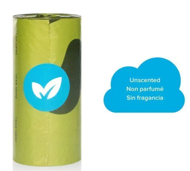 Unscented Dog Waste Bags, 8 Refill Rolls 120-Count Poop Bags Unscented; 8 Refill Rolls, 120-Count