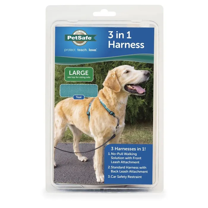 3 In 1 Harness Large Teal Large