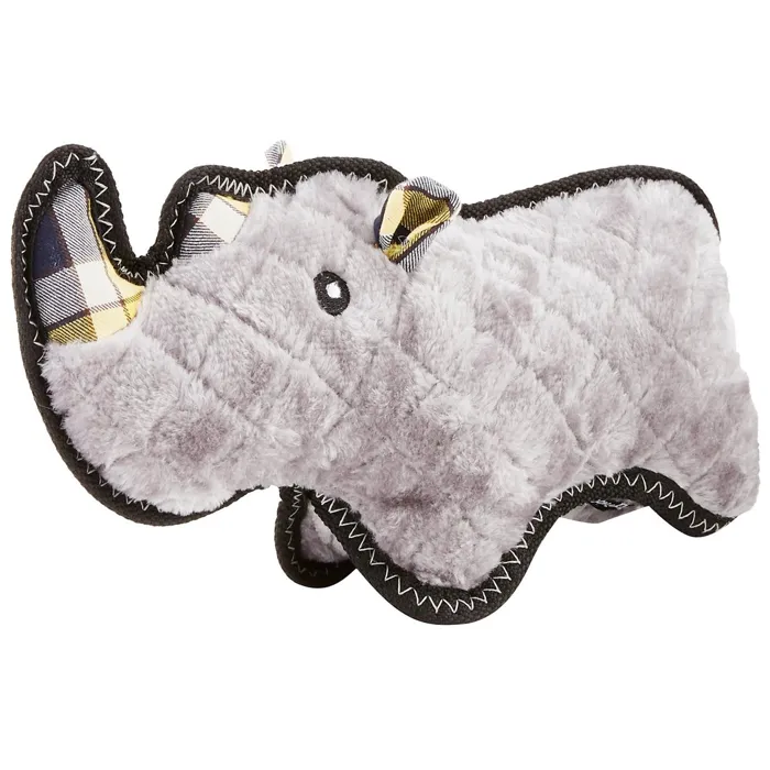 Z-Stitch Grunterz Ronny The Black Rhino Dog Toy Z-Stitch