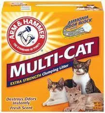 Multi-Cat Extra Strength Scented Clumping Litter 20-Lb Box