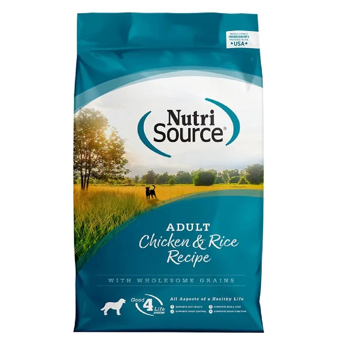Adult Chicken & Rice Dry Dog Food 15-lb