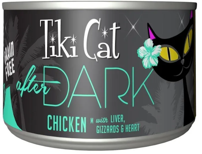 Tiki Cat After Dark Grain Free Chicken Canned Cat Food 2.8-Oz