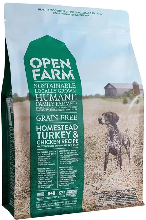 Grain Free Homestead Turkey & Chicken Recipe Dry Dog Food 24-Lb